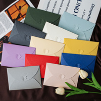 Enveloppe en papier nacré avec fermoir cœur, pochette spéciale pour invitations, cartes postales, mariage, affaires, emballage cadeau