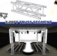 Estructura de Aluminio Plateado con Certificación TUV, 290x290mm, con Capacidad de Carga de 500kg, para Luces de Escenario DJ y Exhibiciones de Eventos