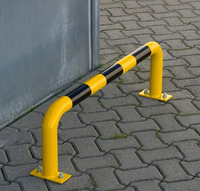 Barrière de sécurité anti-collision en forme de U personnalisée, barre de protection contre les chocs, barrières de stationnement en acier robustes et amovibles