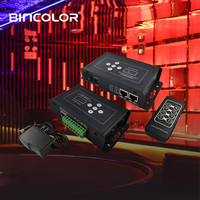 Contrôleur DMX512 programmable BC-100 avec fonction DIY et combinée, système d'horloge en temps réel, télécommande RF et écran LCD
