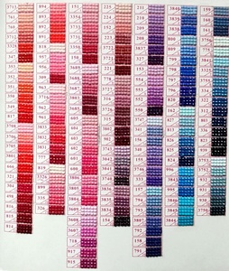 2.5mm mosaïque <span class=keywords><strong>DMC</strong></span> 447 couleurs <span class=keywords><strong>diamant</strong></span> pierres carrées <span class=keywords><strong>diamant</strong></span> peinture forets - Product Image 5