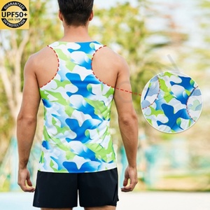 Chaleco Deportivo Personalizado para Maratón, 100% Poliéster Sublimado, Impresión Completa, Sin Costuras, Transpirable, para Hombre - Product Image 4