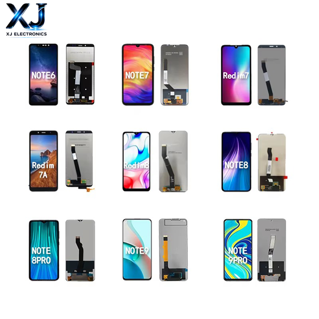 Wholesale XJ Brand Mobile Phone LCD Screen 6.5" for Redmi A1/A2/A3/NOTE 7-13 5G Touch Screen Replacement Component