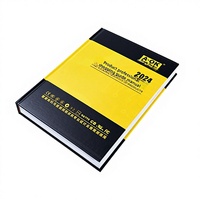 Impression personnalisée OEM de brochures papier couverture rigide avec motif papillon pour entreprises et collecteurs