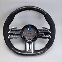 Setir Kemudi Serat Karbon Kustom untuk Mercedes W204 W205 W206 C180 C200 C300 C63 G63 E300 GLC300 GLE53 GLS