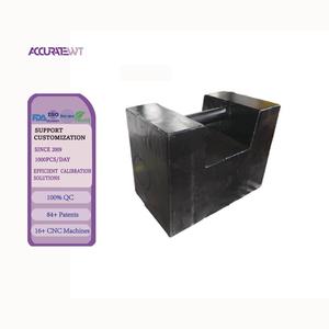 Pesos de masa de acero rectangulares duraderos de 500kg para contrapesos de grúa - Product Image 1