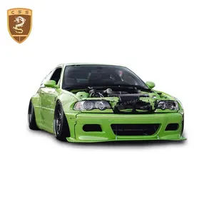 For BMW 3 series E36 E46 Rocket-B Style Body Kit Fiberglass Material Fender Flares Wide Bodykit