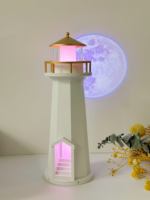Projecteur de lumière lunaire LED moderne avec lumière blanche chaude, commande tactile et télécommande pour chambre à coucher, cadeau de remise de diplôme