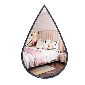 <span class=keywords><strong>Miroir</strong></span> mural moderne en forme de <span class=keywords><strong>goutte</strong></span> <span class=keywords><strong>d</strong></span>'<span class=keywords><strong>eau</strong></span> irrégulière avec cadre en fer, vente en gros <span class=keywords><strong>d</strong></span>'usine, pour la <span class=keywords><strong>d</strong></span>écoration intérieure - Product Image 5