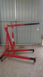 Độ bền cao <span class=keywords><strong>2ton</strong></span> thủy lực gấp động cơ Crane <span class=keywords><strong>hoist</strong></span> với Wire Rope Sling CE giấy chứng nhận bánh xe cho cửa hàng xe - Product Image 5