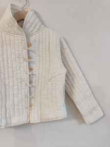 เสื้อแจ็คเก็ตผ้าฝ้ายทำมือสำหรับผู้หญิง สไตล์โบฮีเมียน เสื้อแจ็คเก็ตทำมือสำหรับผู้หญิง สไตล์ใหม่ เสื้อโค้ท ของขวัญสำหรับเธอ ทำด้วยมือทั้งหมด - Product Image 4