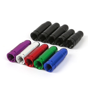 Sáng tạo nhiều màu Đạn đầu nhôm hợp kim Lốp Van nắp chống bụi và chống thấm nước với logo laser bên ngoài Phụ Kiện Xe Hơi - Product Image 2