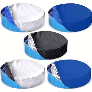 Couverture de piscine gonflable ronde, anti-poussière, imperméable à l'eau et à la pluie, pour piscine hors sol - Product Image 5