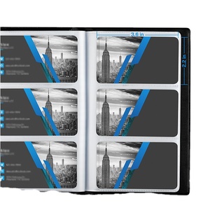 Muestra Gratuita, Porta Tarjetas de Visita de Cuero PU con Páginas Interiores, Carpeta para Tarjetas de Visita, Nuevo, BSCI - Product Image 3