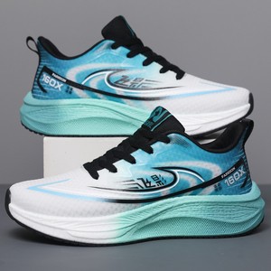 Chaussures décontractées tendance transfrontalières toutes saisons <span class=keywords><strong>pour</strong></span> hommes et femmes, nouvelle conception à semelle en carbone et EVA, fixation à <span class=keywords><strong>froid</strong></span>, à lacets <span class=keywords><strong>pour</strong></span> l'été - Product Image 4