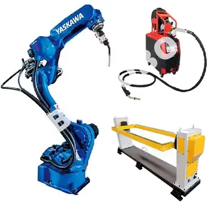 Yaskawa, Kuka, fanuc Robot Arm Voor Mag Mma Lassen Robot Met Stroombron Megmeet Ehave CM350/Lasser Met Klepstandsteller