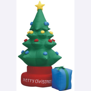 Indoor&amp;outdoor Use <strong>Inflatable</strong> Christmas Tree with Dog&amp;Santa <strong>Inflatable</strong> <strong>Xmas</strong> Tree <strong>Decoration</strong> Wholesale - Product Image 2