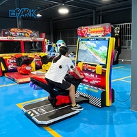 Simulateur de moto à monnayeur, jeu d'arcade de conduite, jeux de voitures pour Super Park