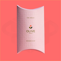 Boîte à coussin pliable personnalisée grande taille rose et blanche, haut de gamme, portable, pour soutien-gorge, lingerie, sous-vêtements, vêtements, emballage cadeau avec poignée et gaufrage