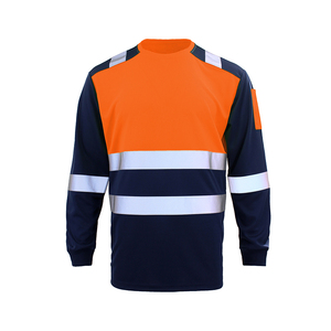 Jessubond T-shirt respirant à séchage rapide avec bande réfléchissante à manches longues pour le printemps – Uniformes de sécurité pour les agents d'<span class=keywords><strong>assainissement</strong></span> - Product Image 3
