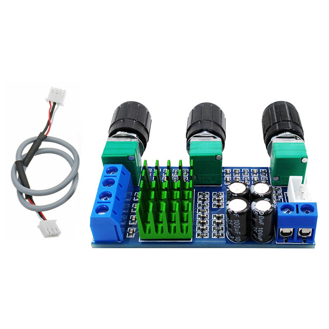 XH-M567 TPA3116D2 Digital Amplifier Board Dual 80W Stereo High and Low Frequency Adjustment board for DIY Speaker Home Theater