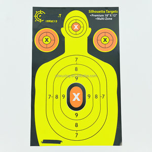 <span class=keywords><strong>Cible</strong></span> de tir pleine grandeur Silhouette prix Tagger accessoires de chasse en plein air 18X12 pouces <span class=keywords><strong>cible</strong></span> de papier mobile pour le tir - Product Image 1