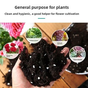 E79 Substrat de culture biologique naturel enrichi en nutriments avec tourbe pour plantes succulentes, fleurs, semis et légumes en pot - Product Image 2