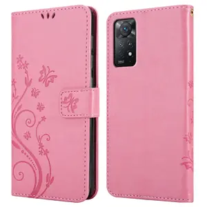 emboss flower butterfly phone case for redmi note 12 pro mobile phone back cover for redmi note 11 pro LM046