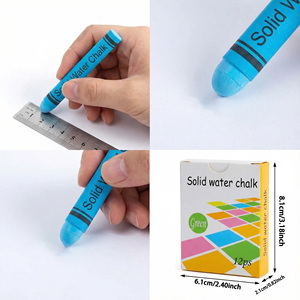 Set di Gessetti Ecologici per Scuola, Non Tossici, Lavabili, Materiale Durevole, 12 Colori, per Disegno, Senza Polvere, Solubili in Acqua - Product Image 3