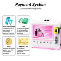 Máquina Expendedora de Colonia Única con 6 Dispensadores, Pantalla Táctil, Automática, Inteligente, de Pared, que Funciona con Monedas, Tarjetas de Crédito y Código QR