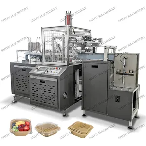 Good Price Take Away Paper Octagonal Box Making Machines Lunch Cardboard Box Folding Making Machine