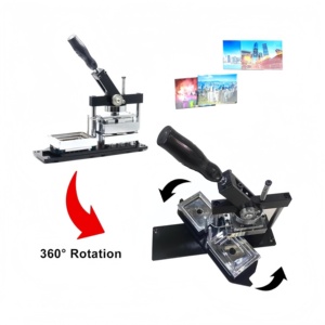 Hiệu Quả Cao 90x65Mm Tủ Lạnh Kim Loại Nút Ảnh Nam Châm Làm Máy Của Nhãn Hiệu Nhựa Hình Chữ Nhật Vuông Tủ Lạnh Nam Châm - Product Image 2