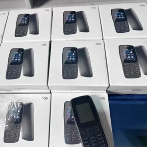 Goedkope Feature Telefoon Voor Nokia 106 2018 Originele Toetsenbord Gebruikt Mobiele Telefoon Groothandel 105 110 3310 6300 B310 Bar Mobiele Telefoon