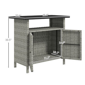 DB Rattan Storage Cabinet <b>Lockers</b> and Storage Cabinets - Product Image 5