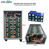 Stock UE, Stock PL, Batterie Lifepo4 verticale 48V, Kit DIY avec boîtier BMS JK V19 pour stockage de secours d'énergie verte
