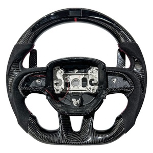 Volante Sportivo in Fibra di Carbonio Personalizzabile per Dodge Charger SRT Durango HELLCAT, Vendita Diretta dalla Fabbrica - Product Image 1