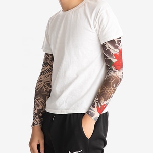 Manchon de tatouage de <span class=keywords><strong>bras</strong></span> de fleur sans couture pour l'équitation en plein air, manchon de protection solaire, manchon de tatouage d'équitation, couleur en option, croisé - Product Image 2