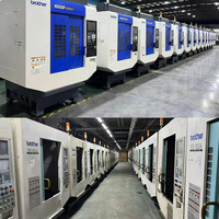 Mesin Perkakas CNC Vertikal Tugas Sedang Presisi Tinggi Single Spindle Brother TC-S2A BT30 Bekas dari Jepang
