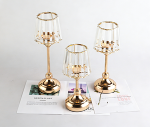 Support de bougie en métal LANJO, porte-bougie, bougeoir pour salon, décoration de fête d'anniversaire - Product Image 1