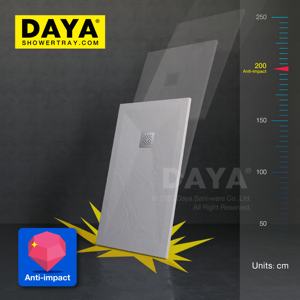 Receveur de <span class=keywords><strong>douche</strong></span> de style italien en fibre de verre avec drain sur mesure - Product Image 4