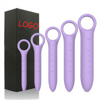 Lot de 5 Dilatateurs Vaginaux en Silicone avec Échelle de Précision, Entraîneur Musculaire du Plancher Pelvien à Tenir à la Main, Marque Privée d'Usine, Vente en Gros