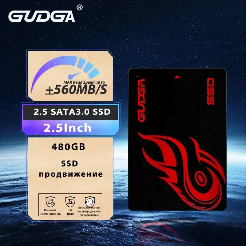 GUDGA SATA SSD 2TB 4TB 1TB 128gb SSD 480gb 120gb 240gb HD SSD 하드 드라이브 디스크 HDD 내부 솔리드 스테이트 드라이브 노트북 용