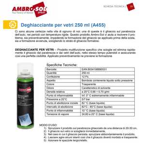 Ambroson Glass Ice Remover 500ml Uso professionale per finestrini di veicoli - Product Image 5
