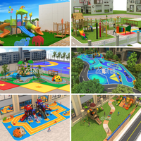 Toboggan en plastique pour bébés Moetry, aire de jeux extérieure pour tout-petits, équipement de terrain de jeu pour enfants, ensembles pour écoles maternelles et garderies