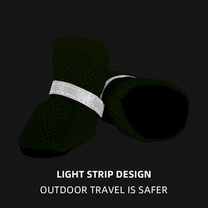 Chaussures pour chiens personnalisées, bottes pour chiens, protections pour pattes, respirantes, écologiques, imperméables, confortables, été, bandes réfléchissantes - Product Image 6