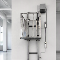 Kompakter Kleiner Fracht-Aufzug Elektrische Plattform-Warenhebebühne für Innenraum-Frachttransport