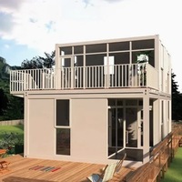 Maisons conteneurs de luxe écologiques personnalisées, maisons de luxe à deux étages, maisons conteneurs en kit, hôtels, café-bar