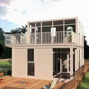 בתים ניידים יוקרתיים בהתאמה אישית, ידידותיים לסביבה, דו-קומתיים, בית יוקרה מכולות מוכנות להרכבה, מלונות, בית קפה - Product Image 4
