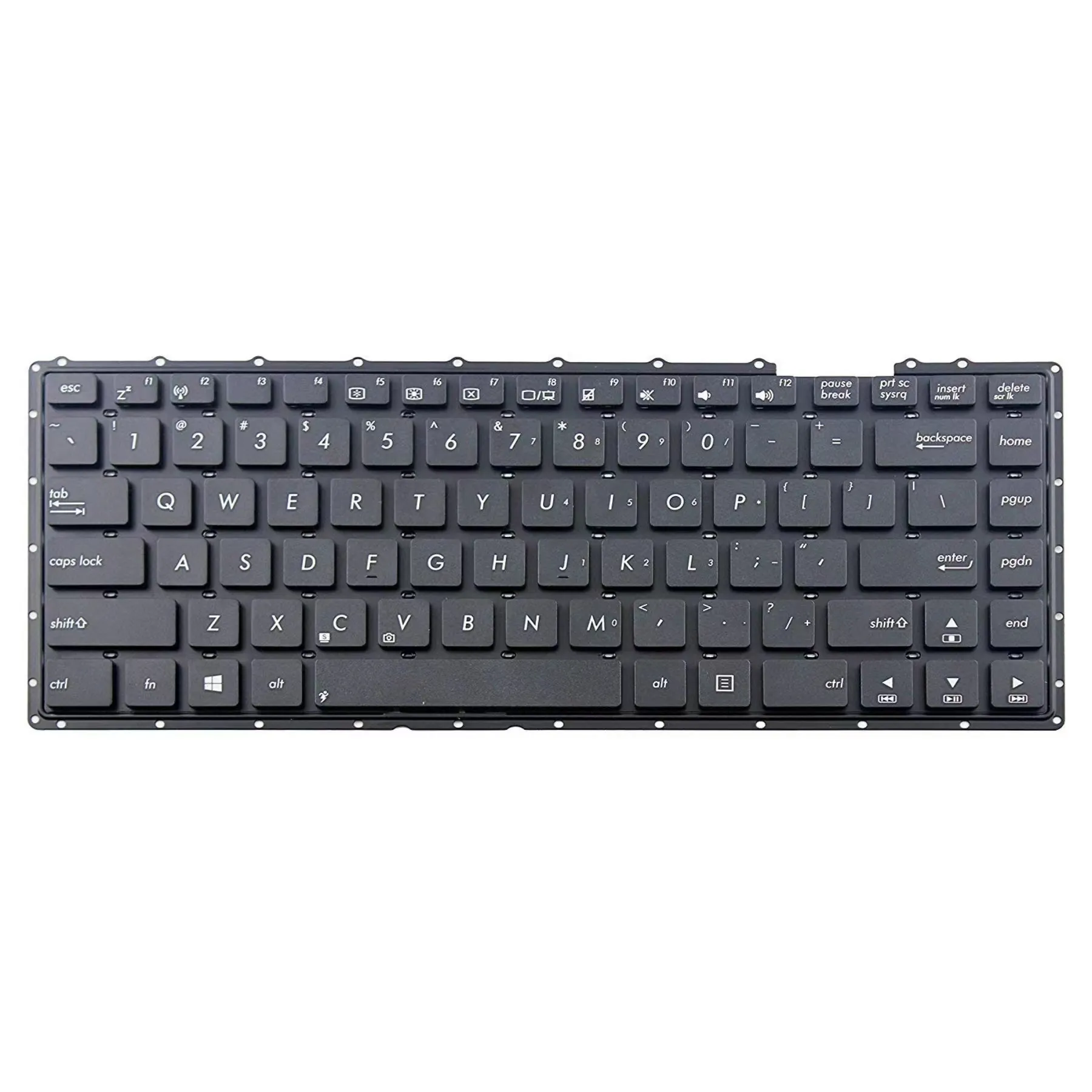 Novo teclado do portátil para Asus X451 X453 X453M X453MA X453S X453SA com moldura preta