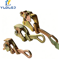 Pince à câble en acier allié YILI 1T 2T 3T à mâchoires parallèles pour tensionnement de câbles, pose de fils, outil de travaux aériens - Usine CE